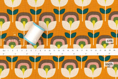 Japanese Fabric Retro Flowers - E - 50cm