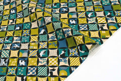 Japanese Fabric Hachiware Tuxedo Cat Shippotsunagi - 50cm