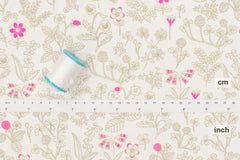 Japanese Fabric Neon Fleur - B1 - 50cm