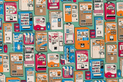 Japanese Fabric Retro Vending Machines - B - 50cm