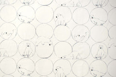 Japanese Fabric Contemplative Polar Bear - A - 50cm