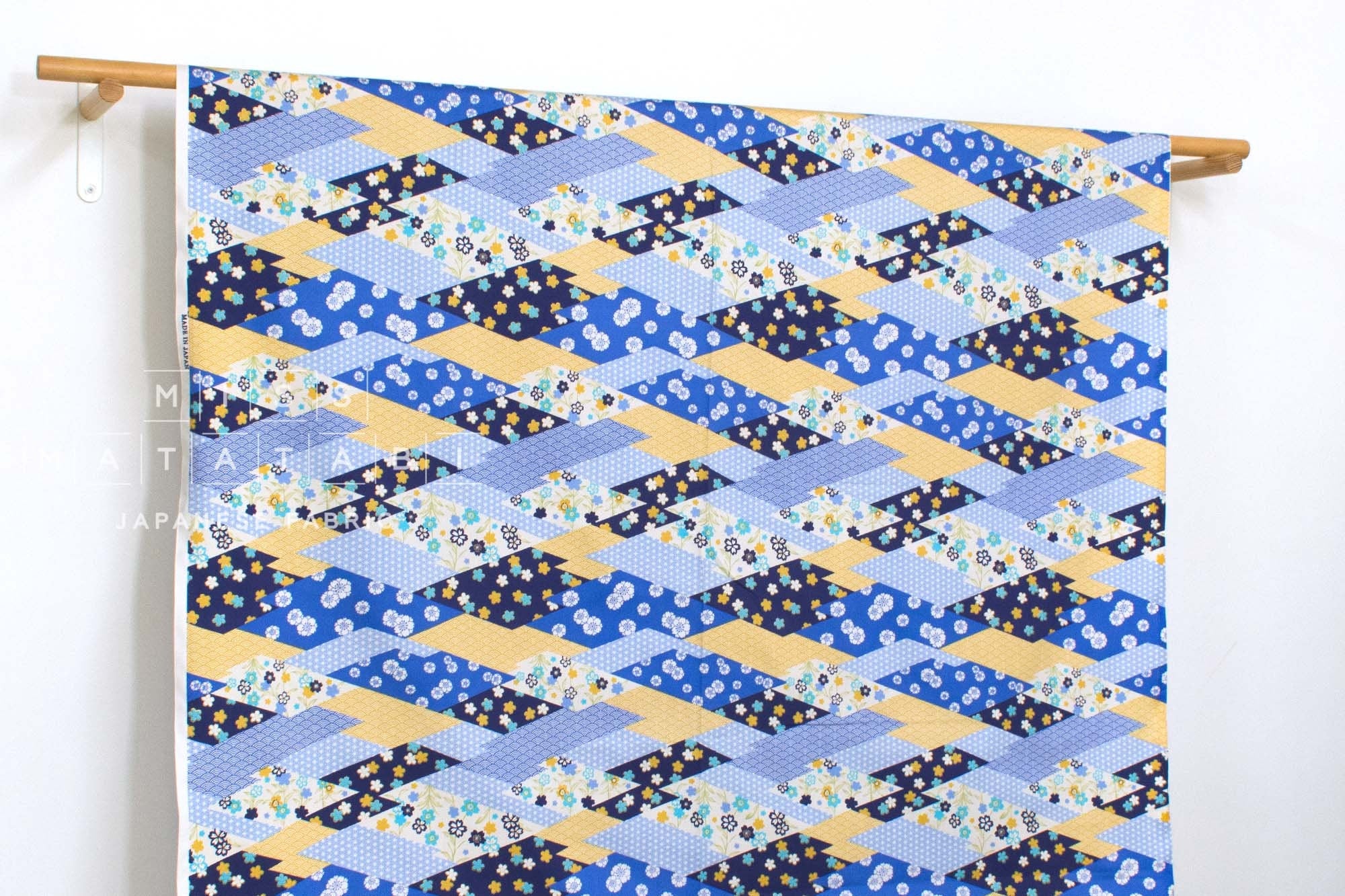 Japanese Fabric Spring Wagara I - D - 50cm