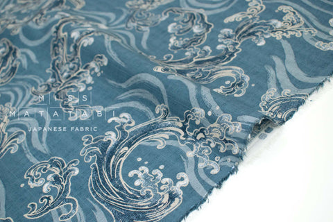 Japanese Fabric Wild Waves - B - 50cm