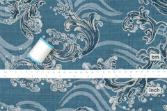 Japanese Fabric Wild Waves - B - 50cm