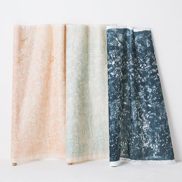 nani IRO Kokka Japanese Fabric Lokomaikai Double Gauze - C - 50cm