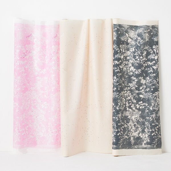 nani IRO Kokka Japanese Fabric Lokomaikai Organic Lawn - B - 50cm