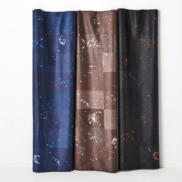 nani IRO Kokka Japanese Fabric microcosmos Sateen - B - 50cm