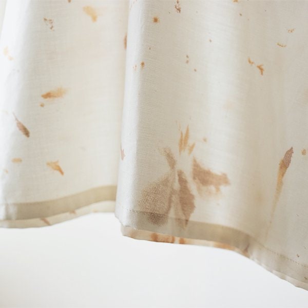 nani IRO Kokka Japanese Fabric Flowers bloom Silk Blend - E - 50cm