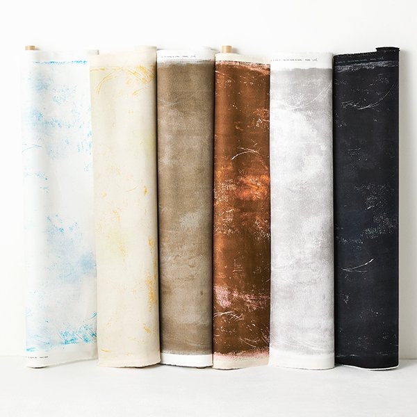 nani IRO Kokka Japanese Fabric Yes！Tableau Herringbone - D - 50cm