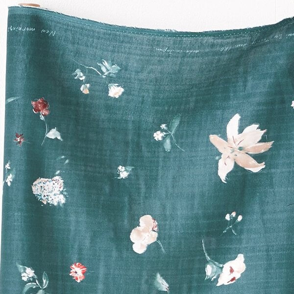 nani IRO Kokka Japanese Fabric New morning I Organic Double Gauze - D - 50cm