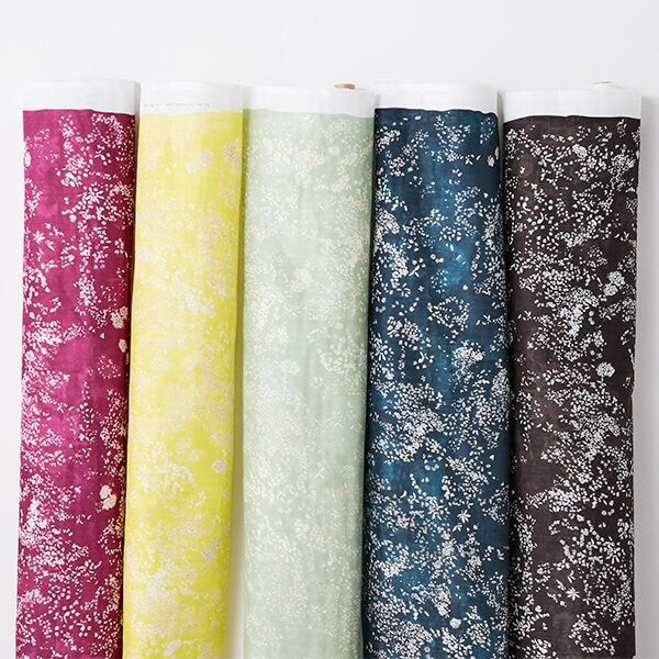 nani IRO Kokka Japanese Fabric Lei nani Organic Double Gauze - B - 50cm
