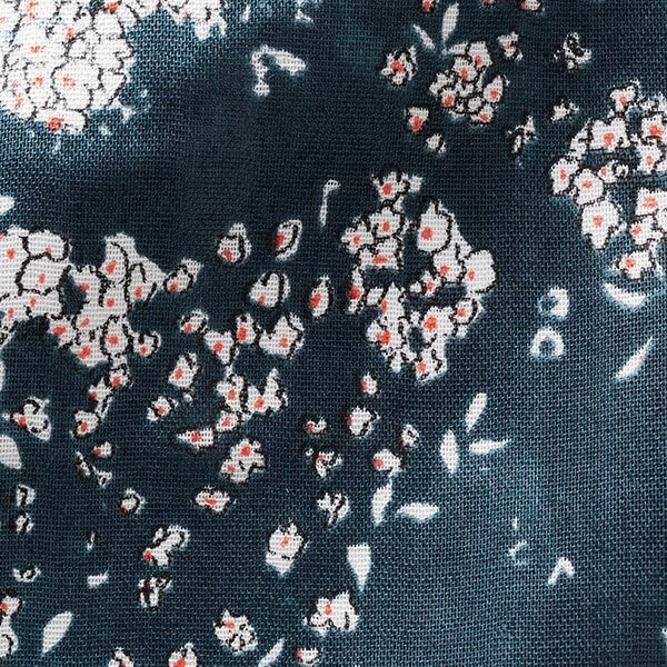 nani IRO Kokka Japanese Fabric Lei nani Organic Double Gauze - D - 50cm