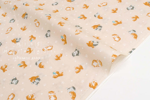 Japanese Fabric Shiba Puppies - 50cm