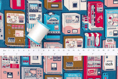 Japanese Fabric Retro Vending Machines - E - 50cm