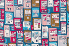 Japanese Fabric Retro Vending Machines - E - 50cm