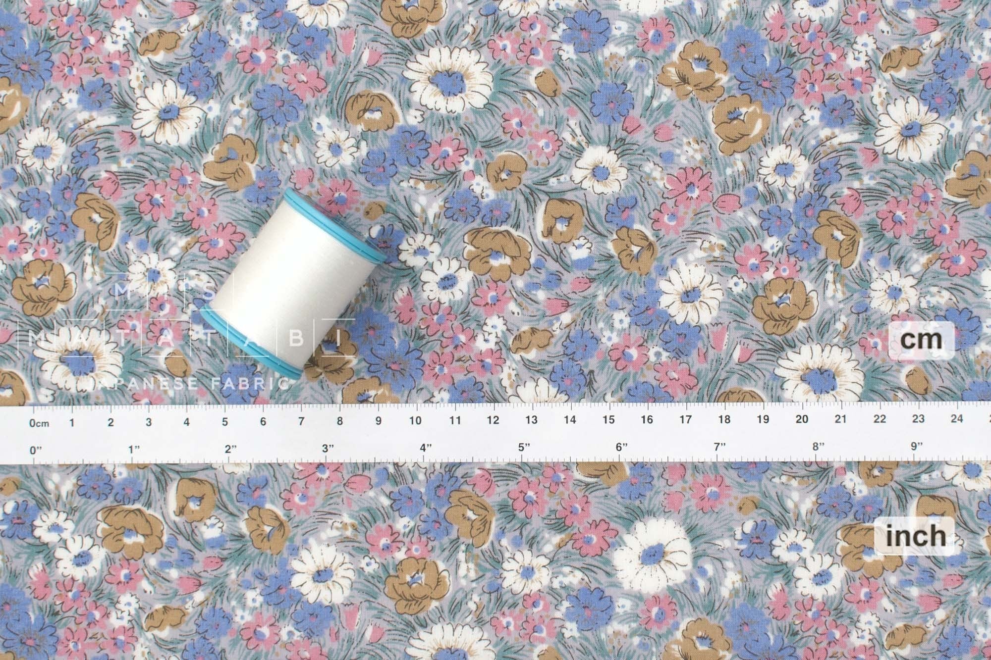 Japanese Fabric Wild Meadow - B - 50cm