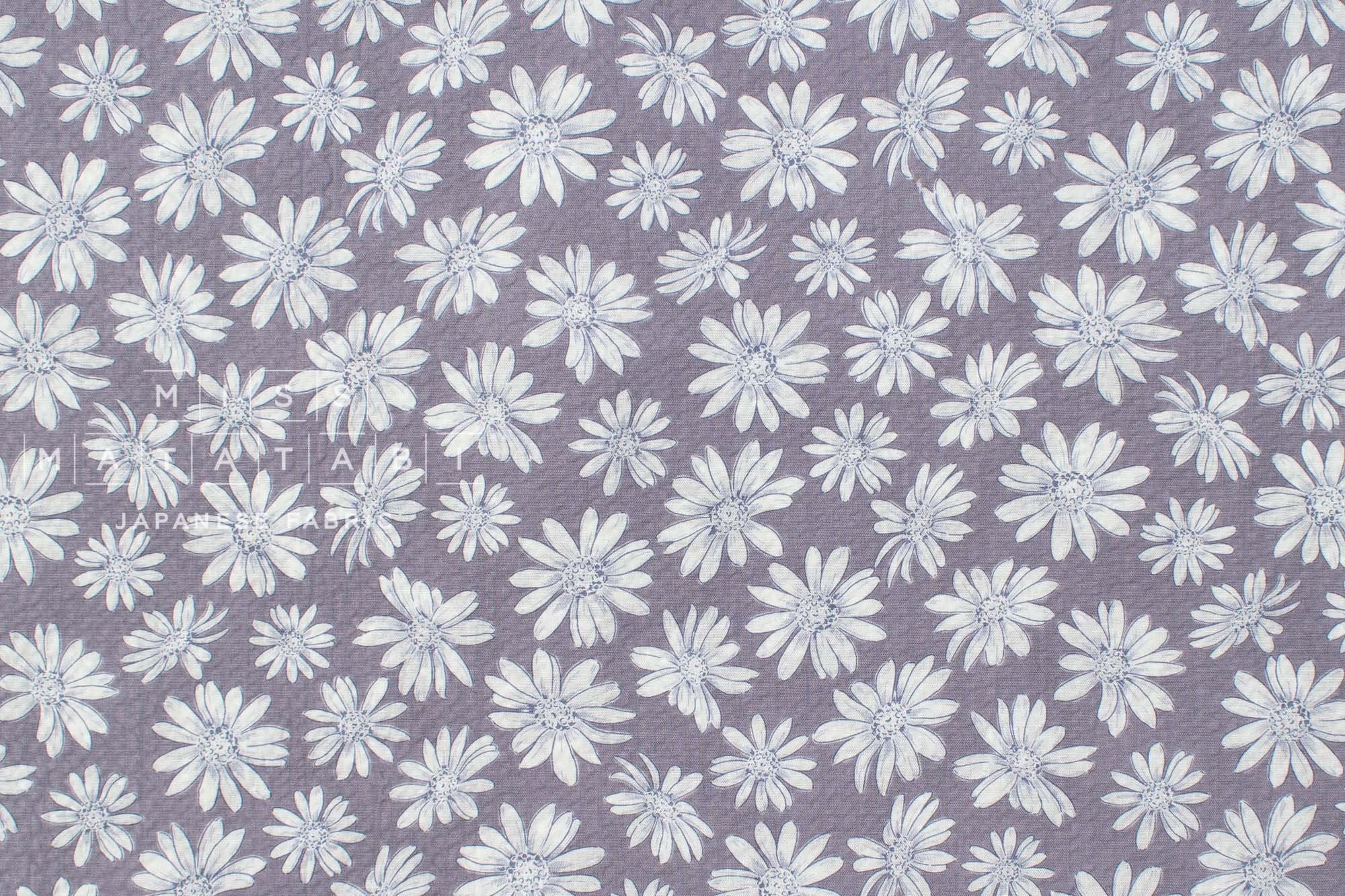 Japanese Fabric Daisy Ripple - C - 50cm