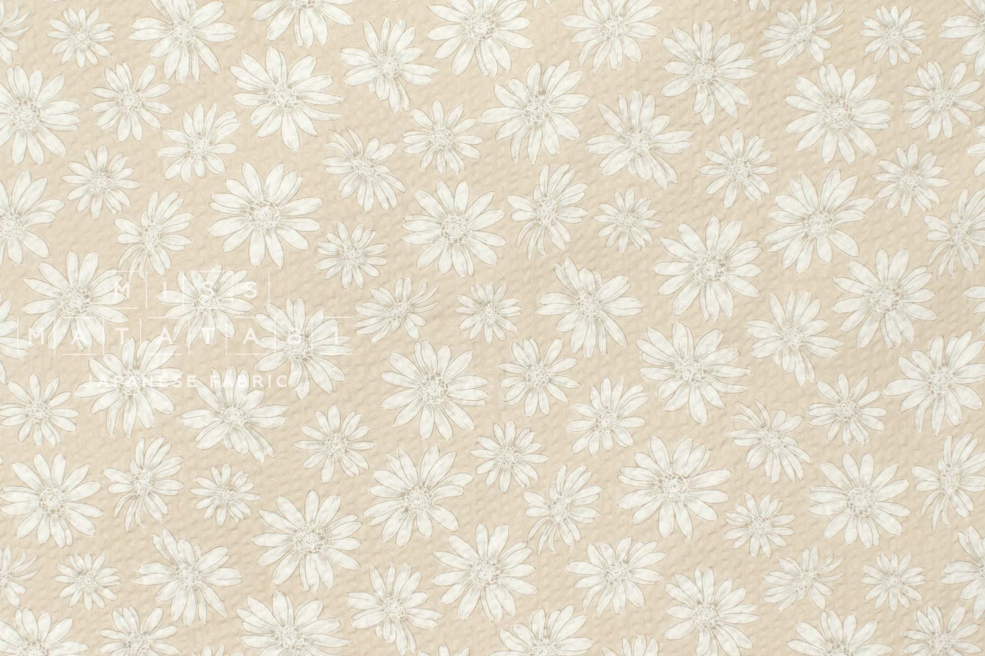 Japanese Fabric Daisy Ripple - A - 50cm