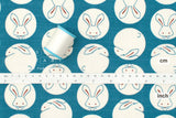 Japanese Fabric Moon Rabbit - C - 50cm