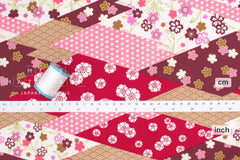 Japanese Fabric Spring Wagara I - A - 50cm