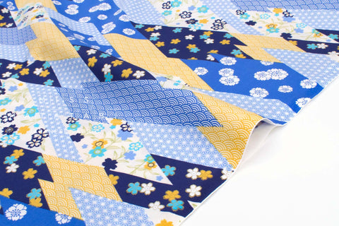 Japanese Fabric Spring Wagara I - D - 50cm