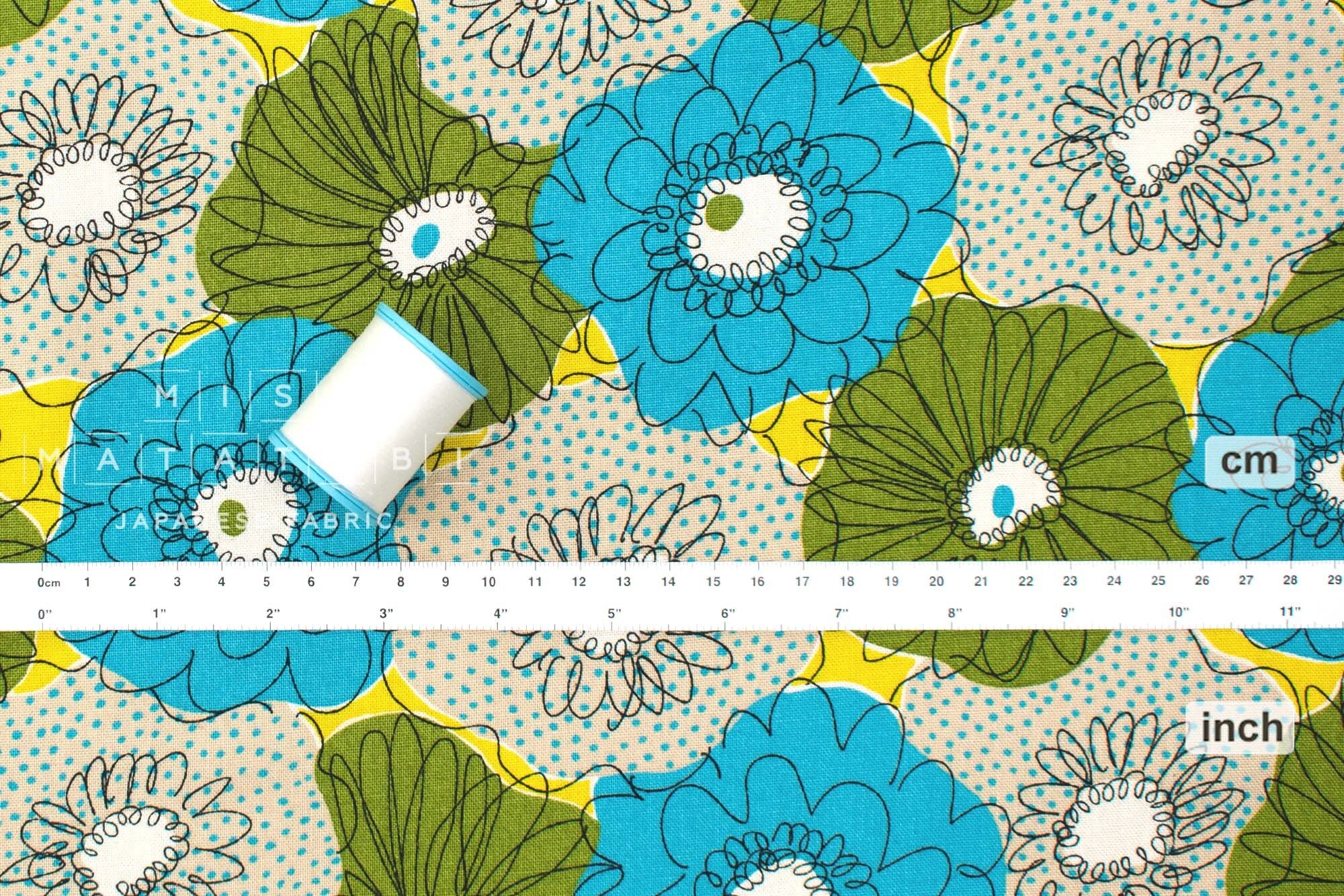Japanese Fabric Scrunchie Flowers - B - 50cm