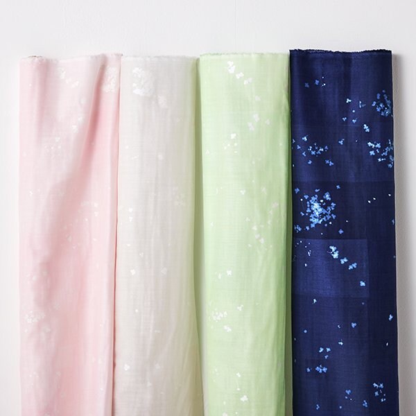 nani IRO Kokka Japanese Fabric microcosmos Double Gauze - B - 50cm