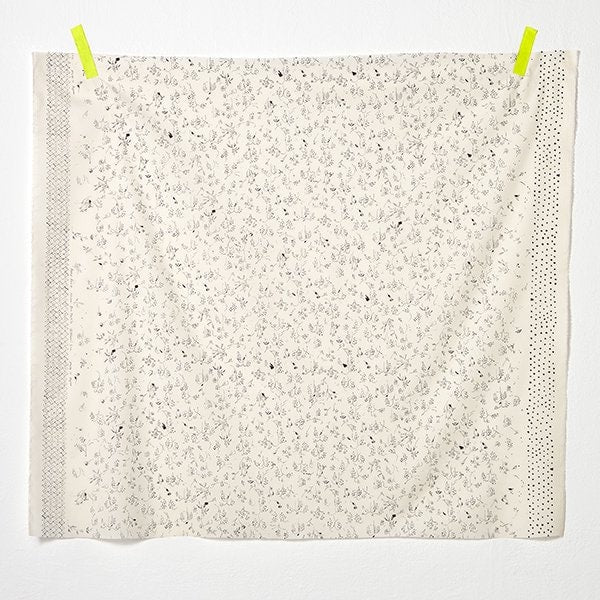 nani IRO Kokka Japanese Fabric Bear fruits Organic Lawn - B - 50cm
