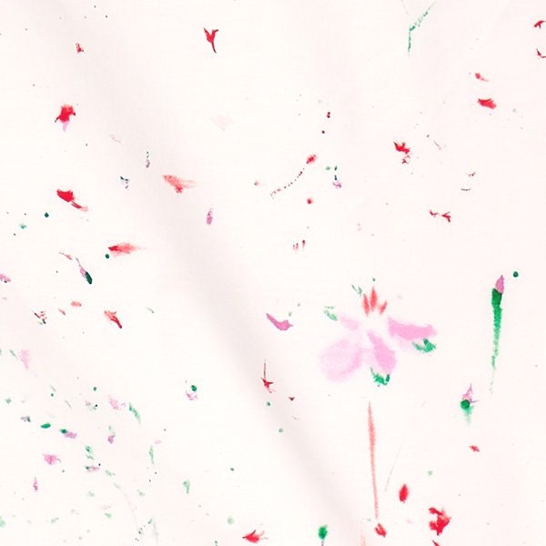 nani IRO Kokka Japanese Fabric Flowers bloom Silk Blend - A - 50cm