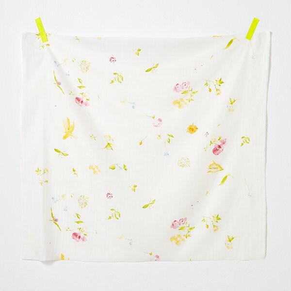 nani IRO Kokka Japanese Fabric New morning I Organic Double Gauze - A - 50cm