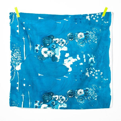 nani IRO Kokka Japanese Fabric KOMOREBI Organic Double Gauze - C - 50cm