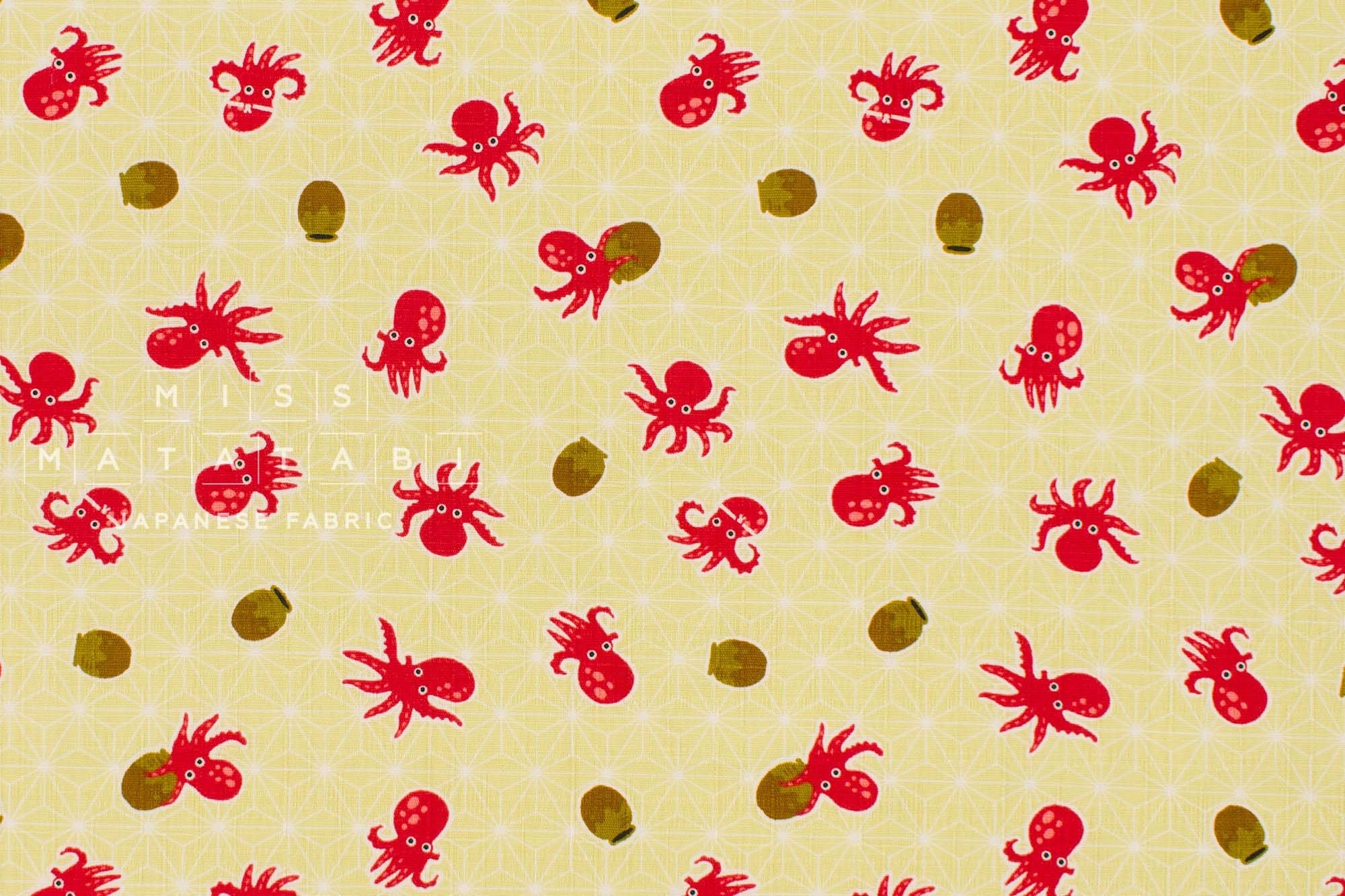 Japanese Fabric Tako Octopus - A - 50cm