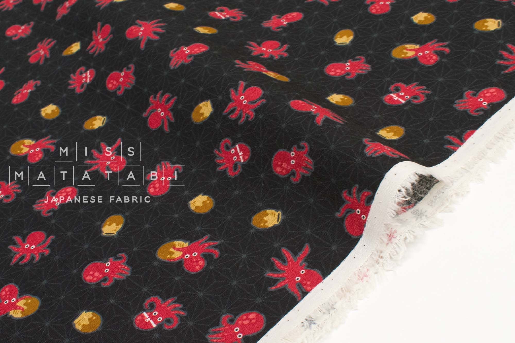 Japanese Fabric Tako Octopus - E - 50cm
