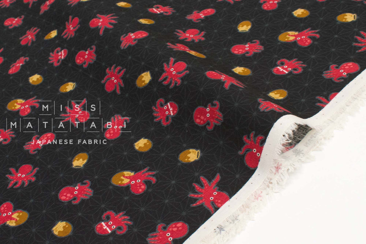 Japanese Fabric Tako Octopus - E - 50cm