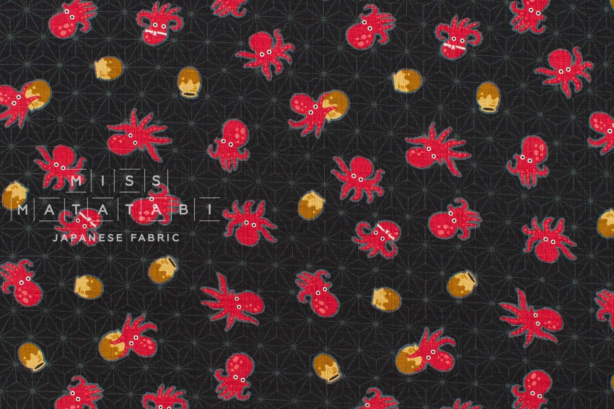 Japanese Fabric Tako Octopus - E - 50cm