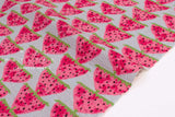 Japanese Fabric Cotton Seersucker Big Strawberries - D - 50cm