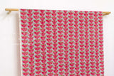 Japanese Fabric Cotton Seersucker Big Strawberries - D - 50cm