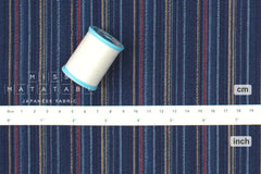 Japanese Fabric Yarn Dyed Shijira Stripes - 2 - 50cm