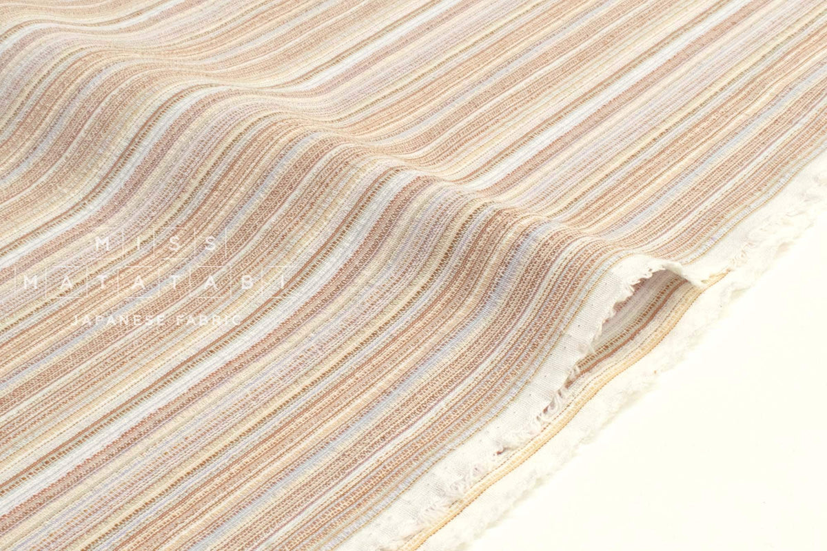 Japanese Fabric Yarn Dyed Shijira Stripes - 41 - 50cm