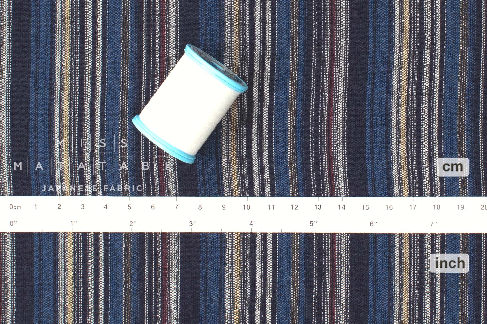 Japanese Fabric Yarn Dyed Shijira Stripes - 3 - 50cm