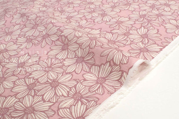 Japanese Fabric Marguerite Daisy - A1 - 50cm
