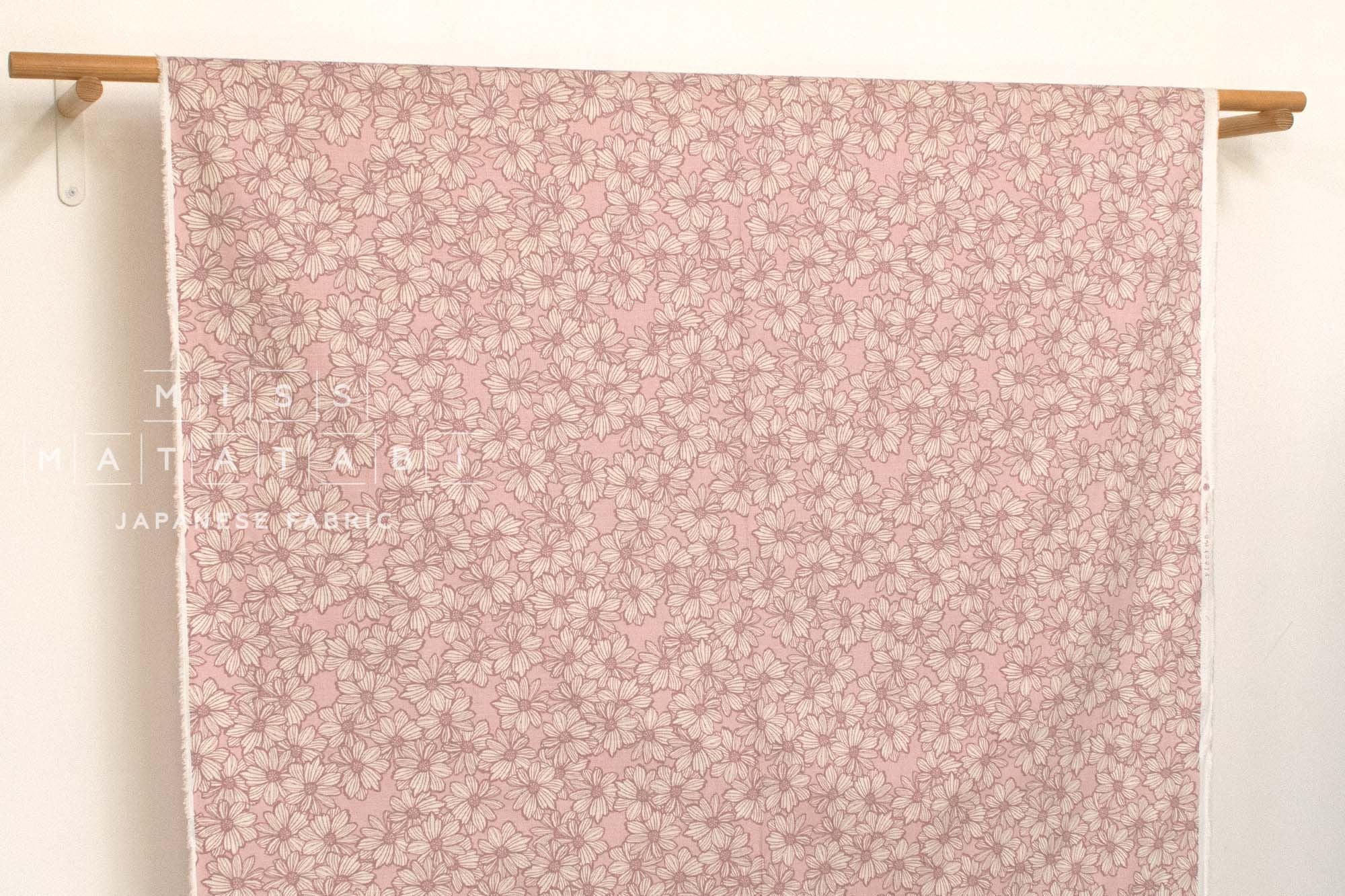 Japanese Fabric Marguerite Daisy - A1 - 50cm