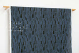 Japanese Fabric Chijimi Crepe Laneway Walk - blue - 50cm