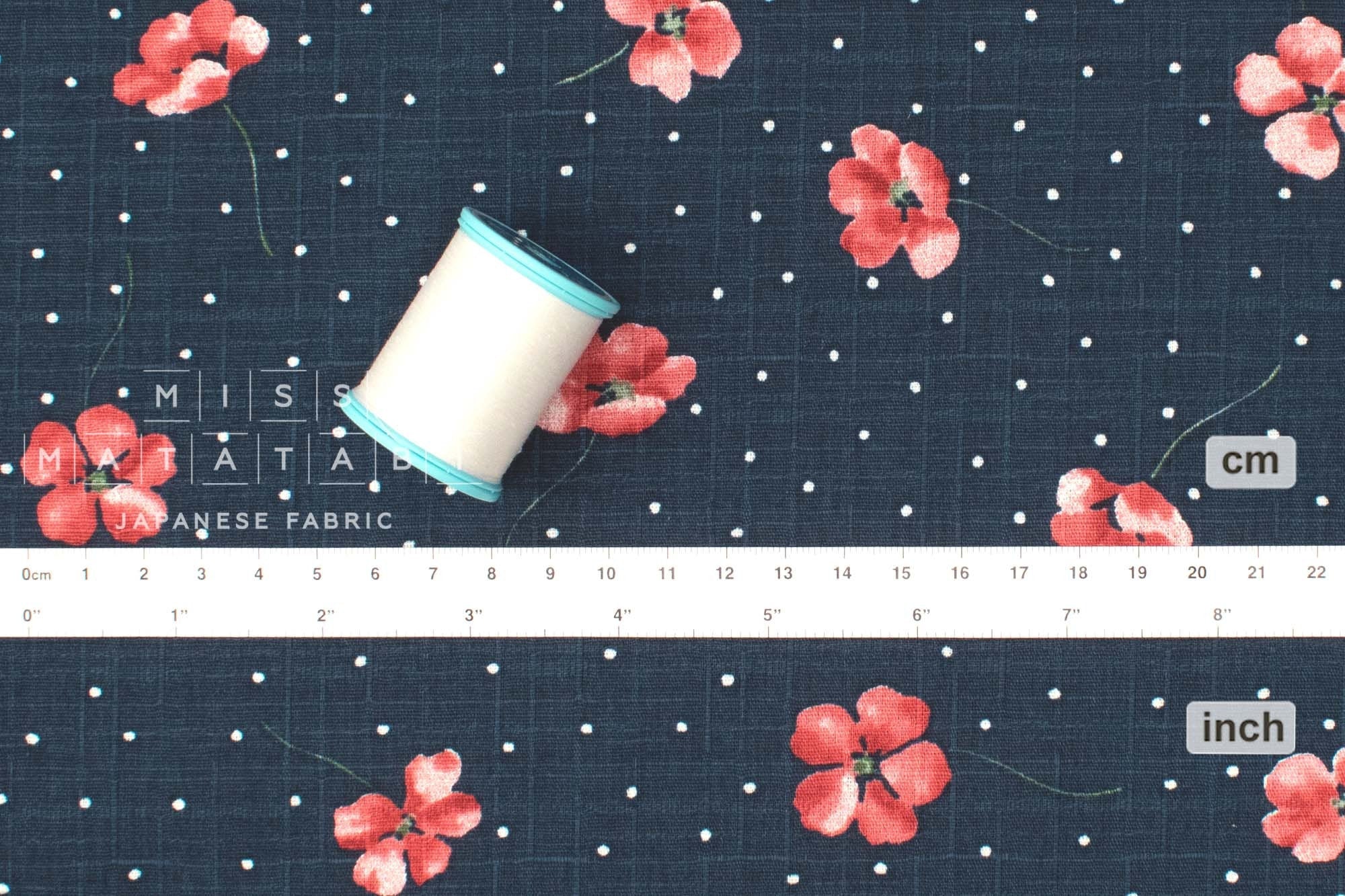 Japanese Fabric Nasturtium - B3 - 50cm