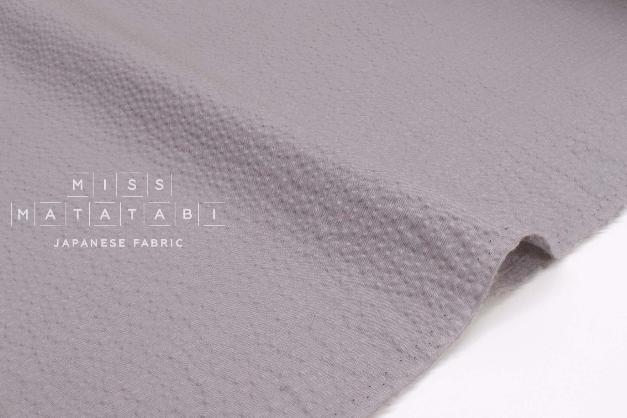 Japanese Fabric Cotton Seersucker Solids - C - 50cm