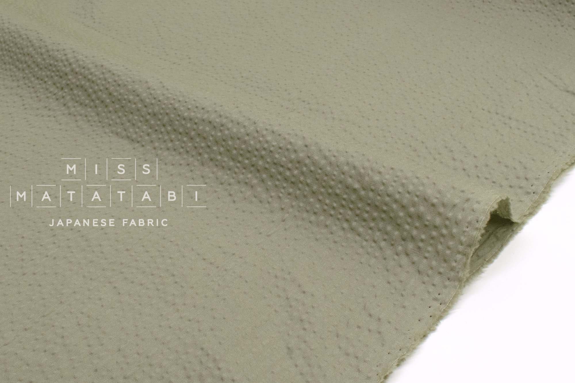 Japanese Fabric Cotton Seersucker Solids - D - 50cm