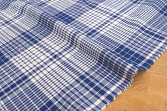 Yarn Dyed Cotton Plaid - blue