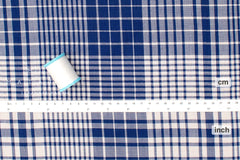Yarn Dyed Cotton Plaid - blue