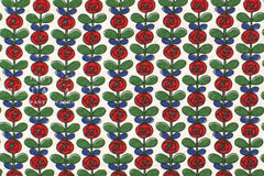 Japanese Fabric Cotton Seersucker Mini Roses - A - 50cm