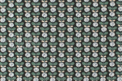 Japanese Fabric Cotton Seersucker Mini Roses - D - 50cm